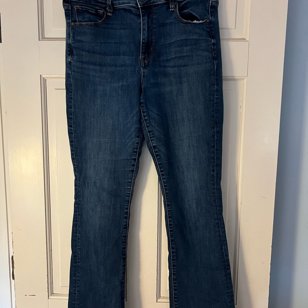 American Eagle Outfitters High Rise Skinny Kick Boot Cut Jeans - 14 Long